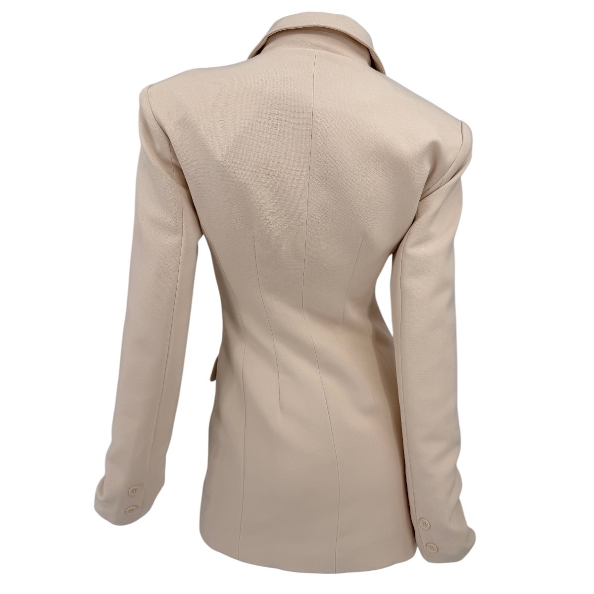 Lioness Cheri Collared Long Sleeve Blazer Mini Dress Beige Women's Size Xs — image 5 of 8